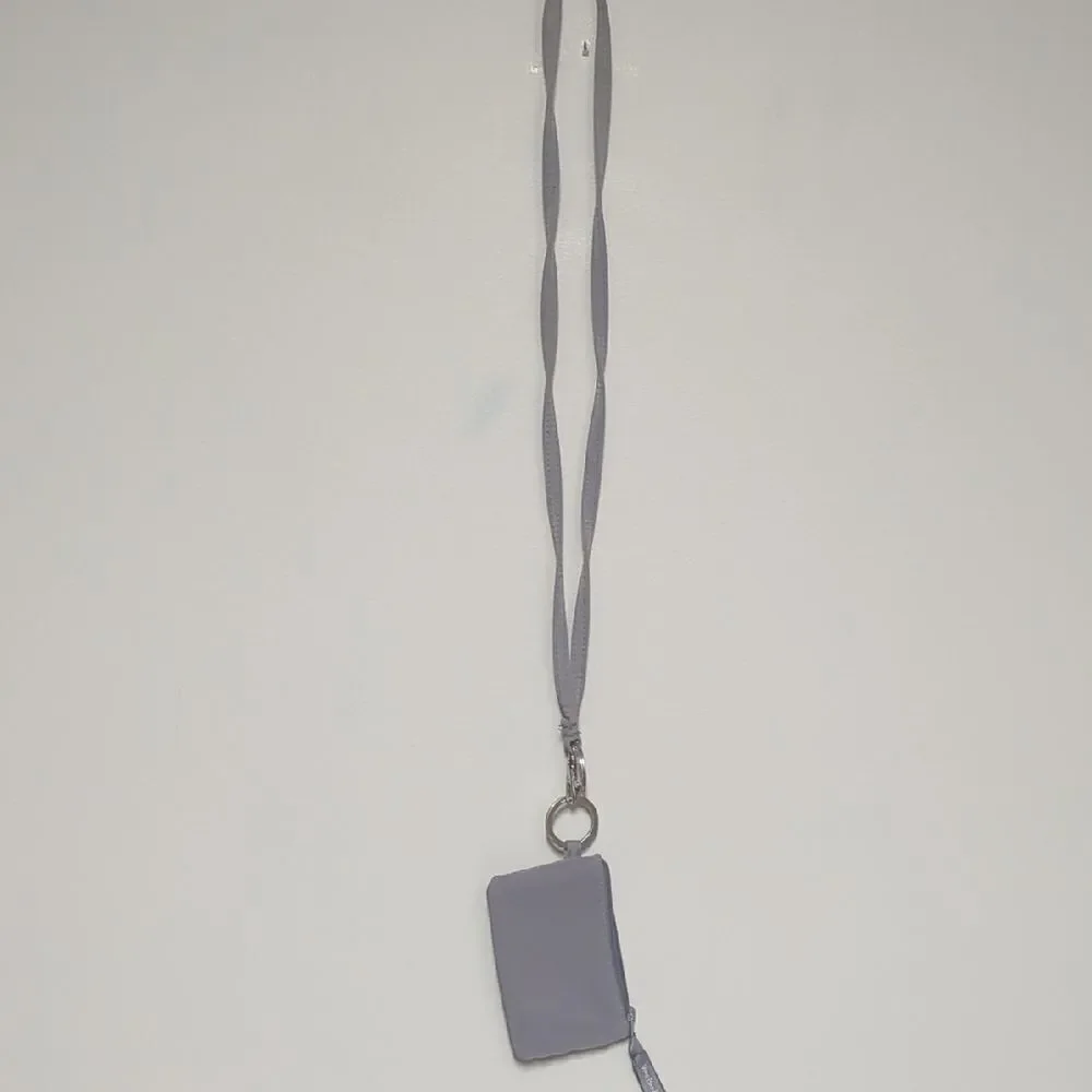 Vera Bradley Gray Key & Card Holder